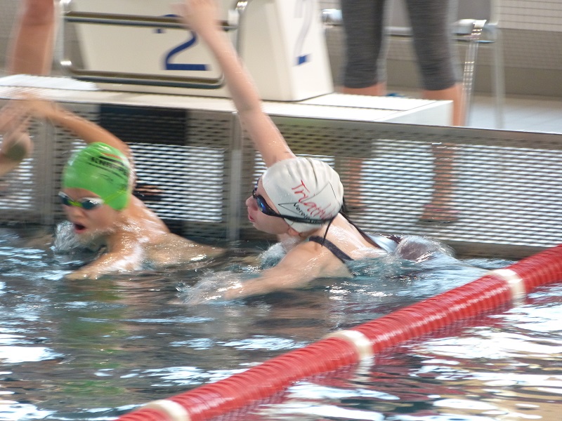 Schwimmstart von Marleen