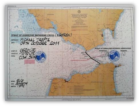 Die Route quer durch die Strasse von Gibraltar!!!