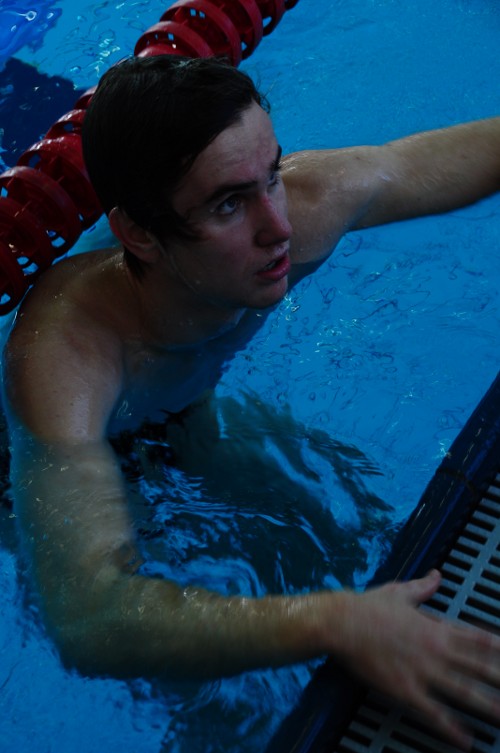Daniel beim Schwimmtraining