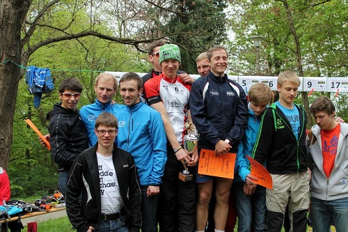 Die Siegerehrung - wer ist die größte Grinsebacke