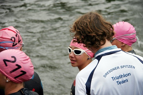 Die Mädels vor dem Start - inklusive Martina