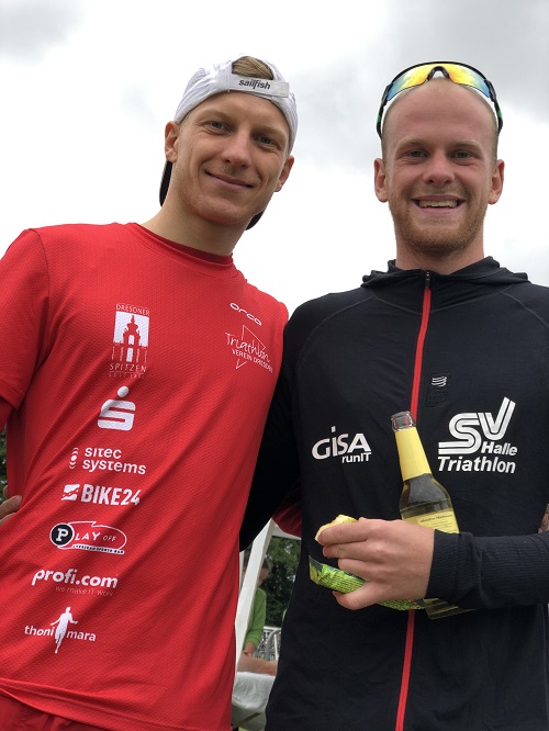 Marvin und sein Freund Jonas Meyer